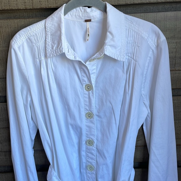 Free People In The Wind Button Down Top - Picture 3 of 13